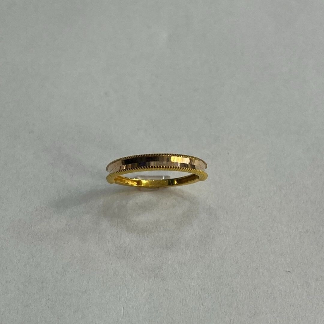 14 AYAR ALTIN YARIM AJDA YÜZÜK - Görsel 3