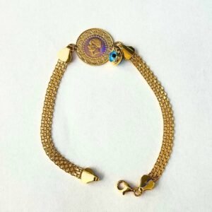 14 Ayar Geniş Çeyrekli Bileklik