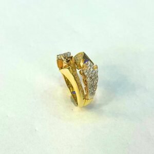 14 Ayar Altın Tasarım Başak Yüzük